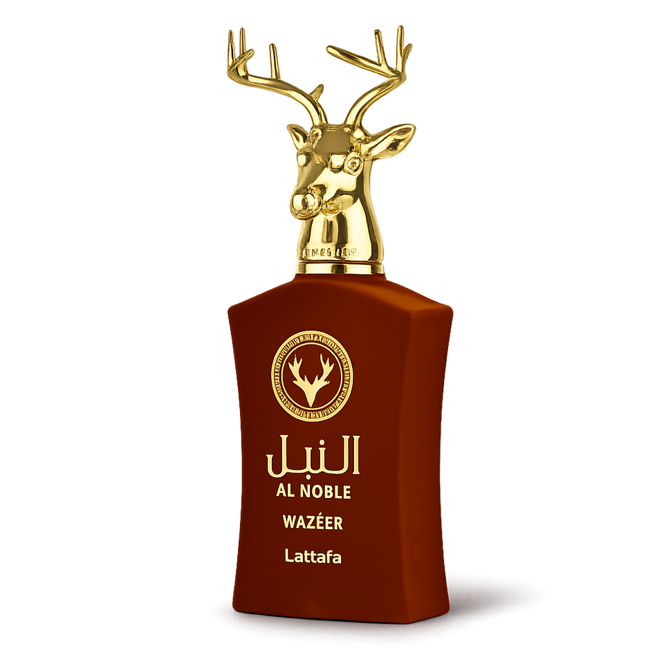 Lattafa Al Noble Wazeer 100ml eau de parfum bottle — Perfume Studio