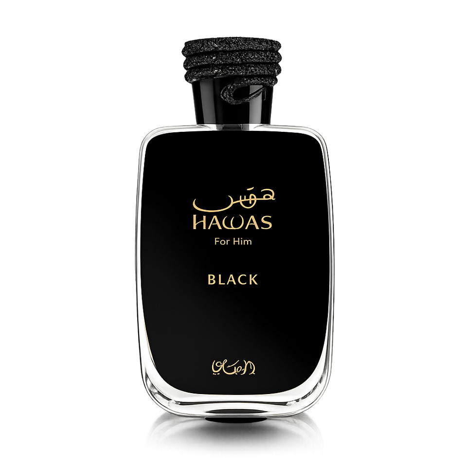 Hawas Black eau de parfum bottle — Perfume Studio
