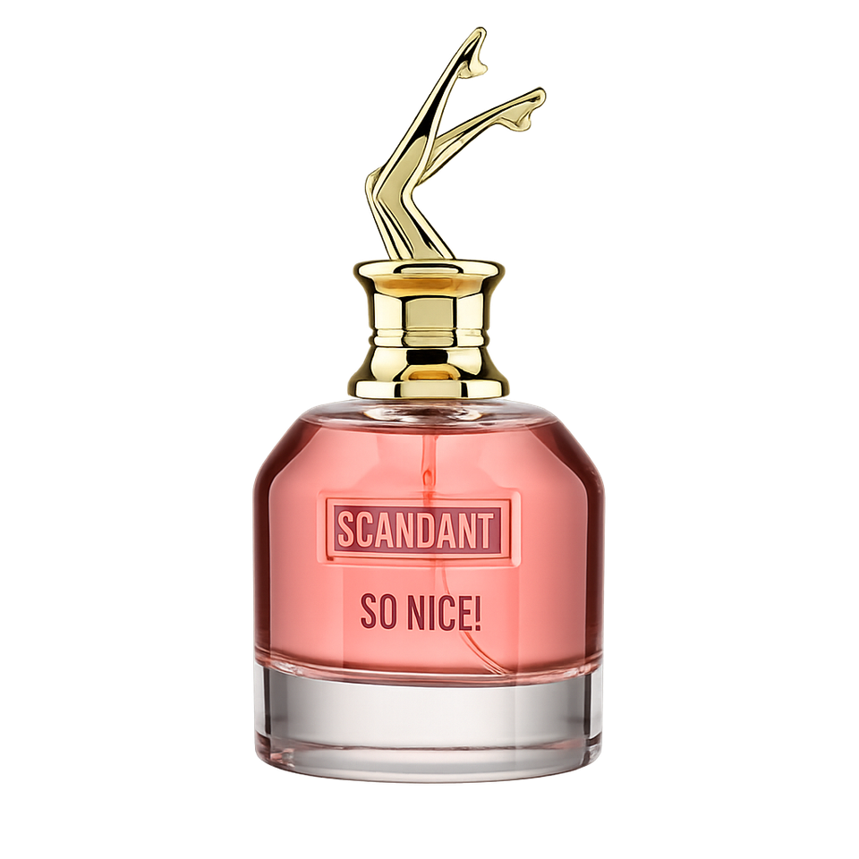 Fragrance World Scandant So Nice 100ml eau de parfum bottle — Perfume Studio