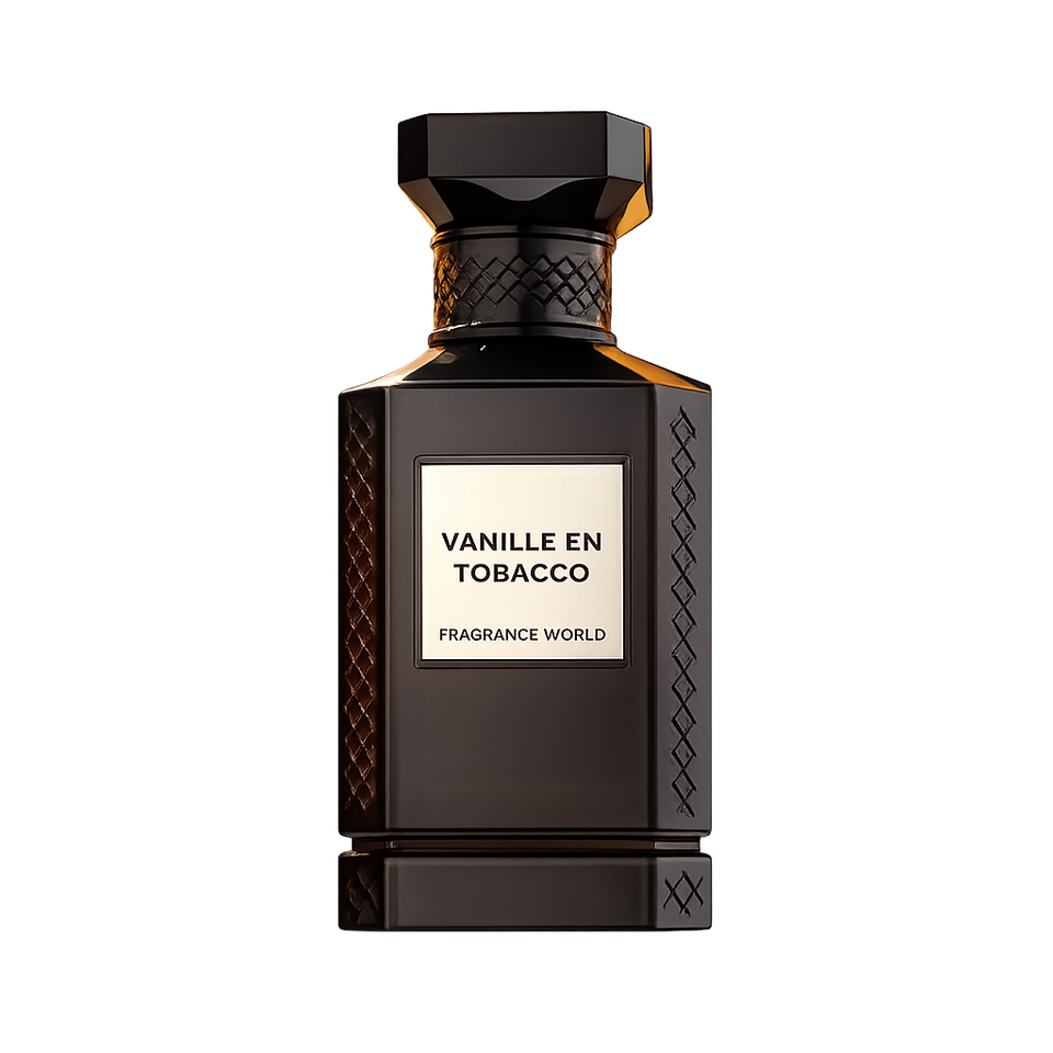 Fragrance World Vanille en Tobacco by Fragrance World 150ml eau de parfum bottle — Perfume Studio