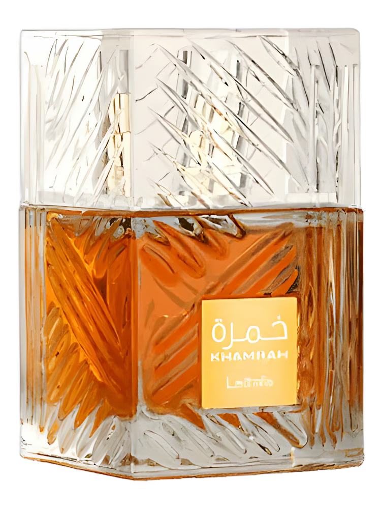 Lattafa Khamrah Black Eau de Parfum bottle: Perfume Studio