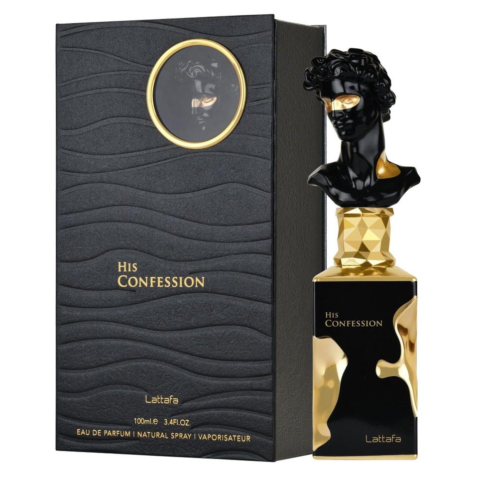 His Confession eau de parfum bottle — Perfume Studio