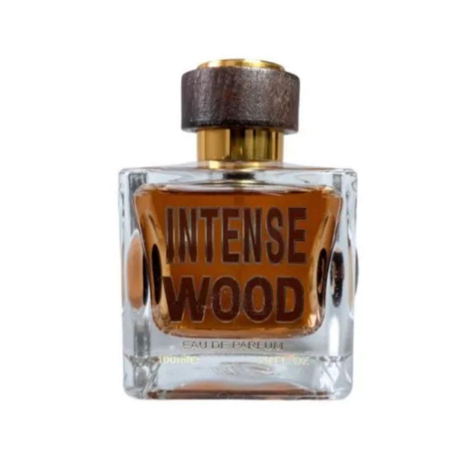Fragrance World Intense Wood 100ml eau de parfum bottle — Perfume Studio