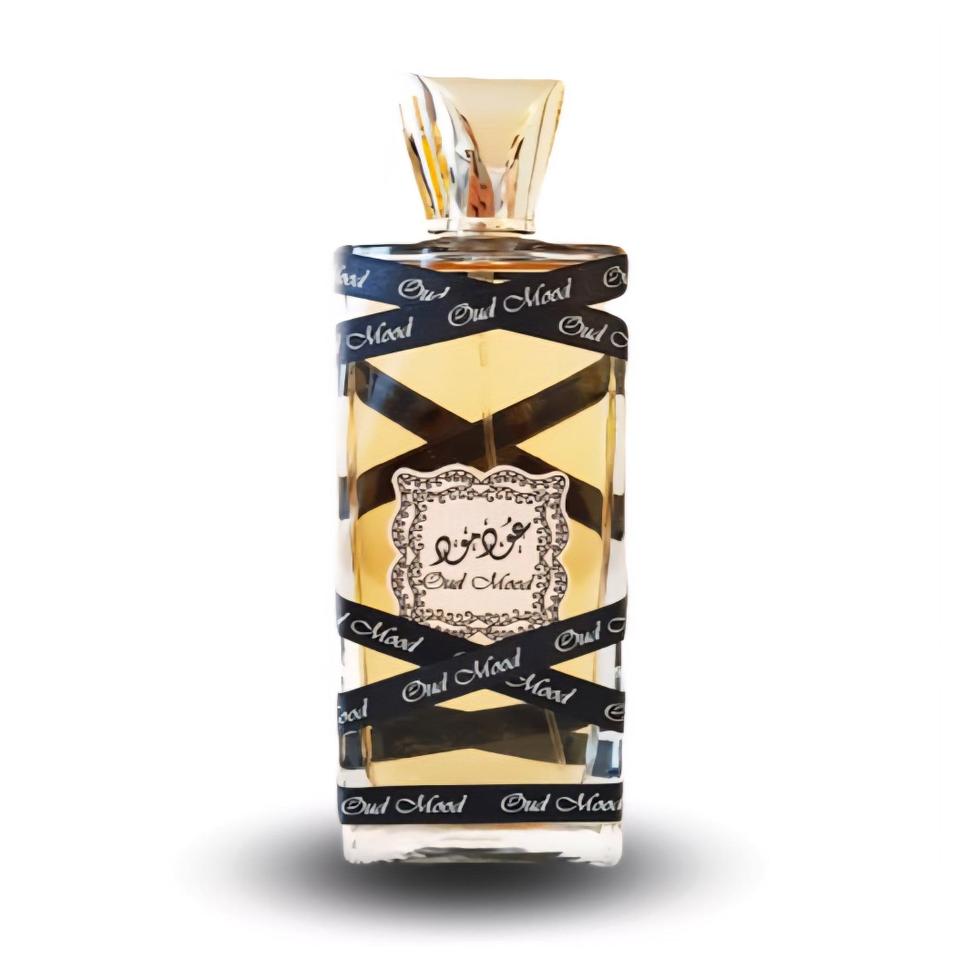 Oud Mood Lattafa eau de parfum bottle — Perfume Studio
