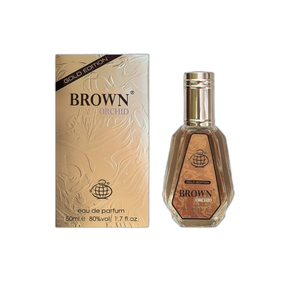 Brown Orchid Gold Edition eau de parfum bottle — Perfume Studio