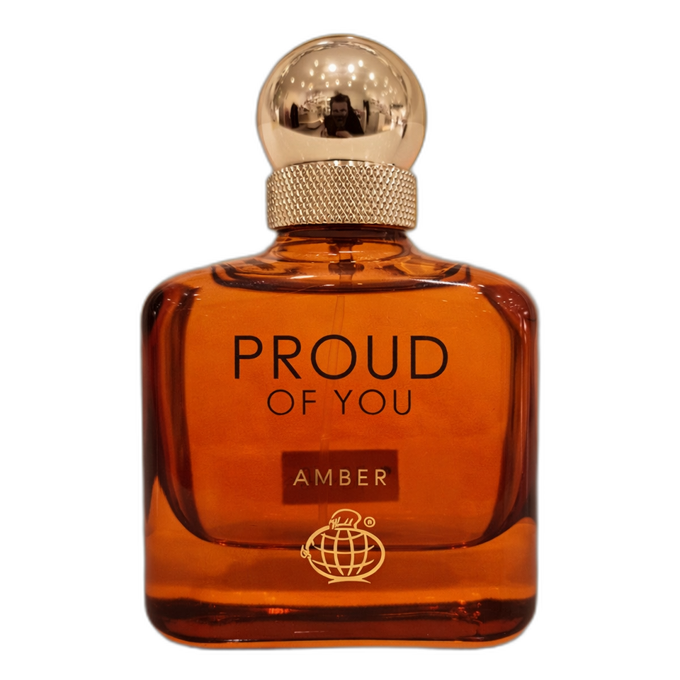 Fragrance World Proud Of You Amber 100ml eau de parfum bottle — Perfume Studio