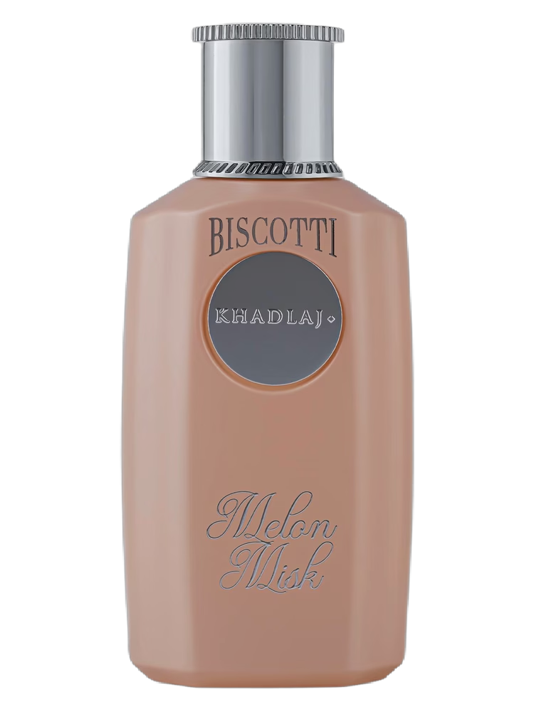 Khadlaj Biscotti Melon Misk 100ml eau de parfum bottle — Perfume Studio