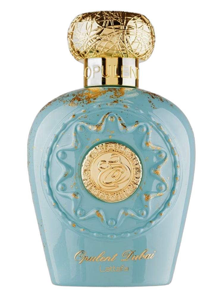 Lattafa Opulent Dubai 100ml eau de parfum bottle — Perfume Studio