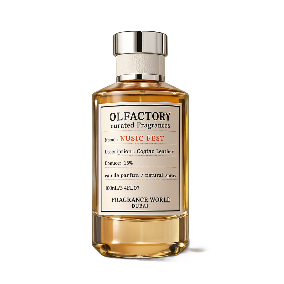 Fragrance World Olfactory Music Fest 100ml eau de parfum bottle — Perfume Studio