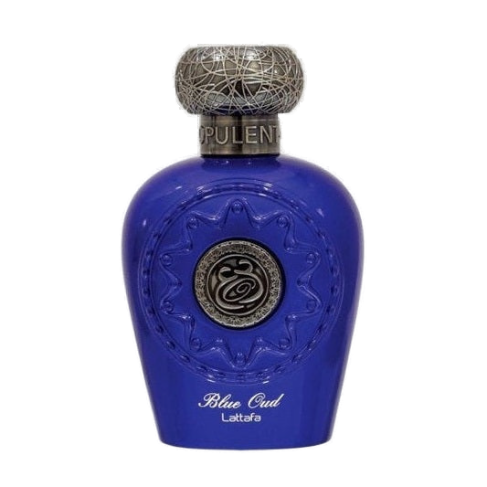 Blue Oud Lattafa eau de parfum bottle — Perfume Studio
