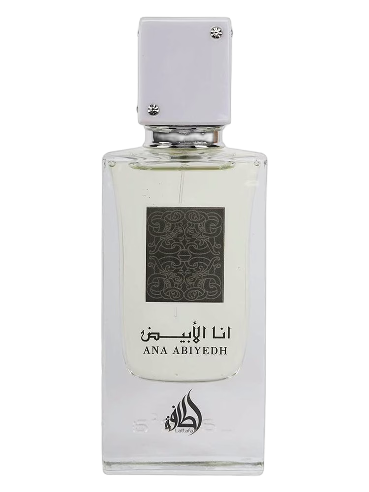 Lattafa Ana Abiyedh Origina 60ml eau de parfum bottle — Perfume Studio
