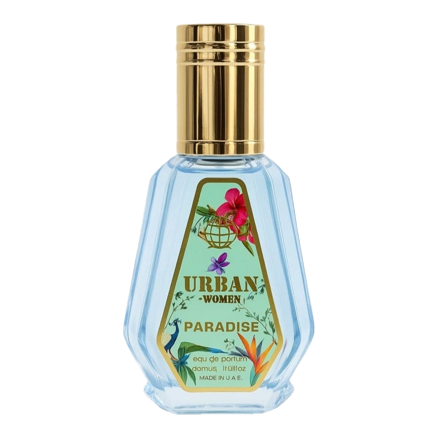 Fragrance World Urban Paradise 50ml Eau de Parfum bottle: Perfume Studio