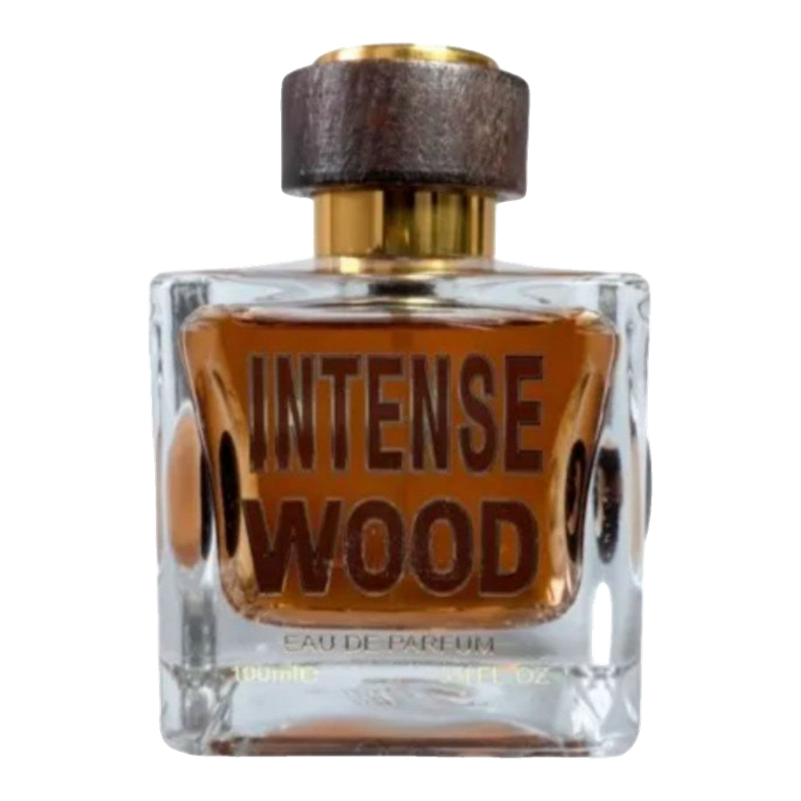 Fragrance World Intense Wood 100ml Eau de Parfum bottle: Perfume Studio