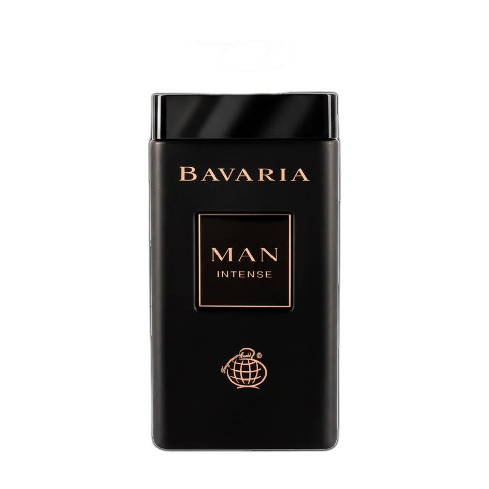 Fragrance World Bavaria Man Intense 100ml eau de parfum bottle — Perfume Studio