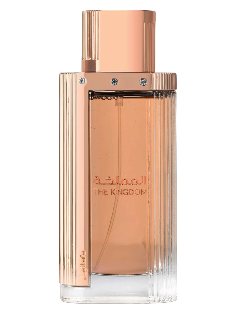 Lattafa The Kingdom Women 100ml eau de parfum bottle — Perfume Studio