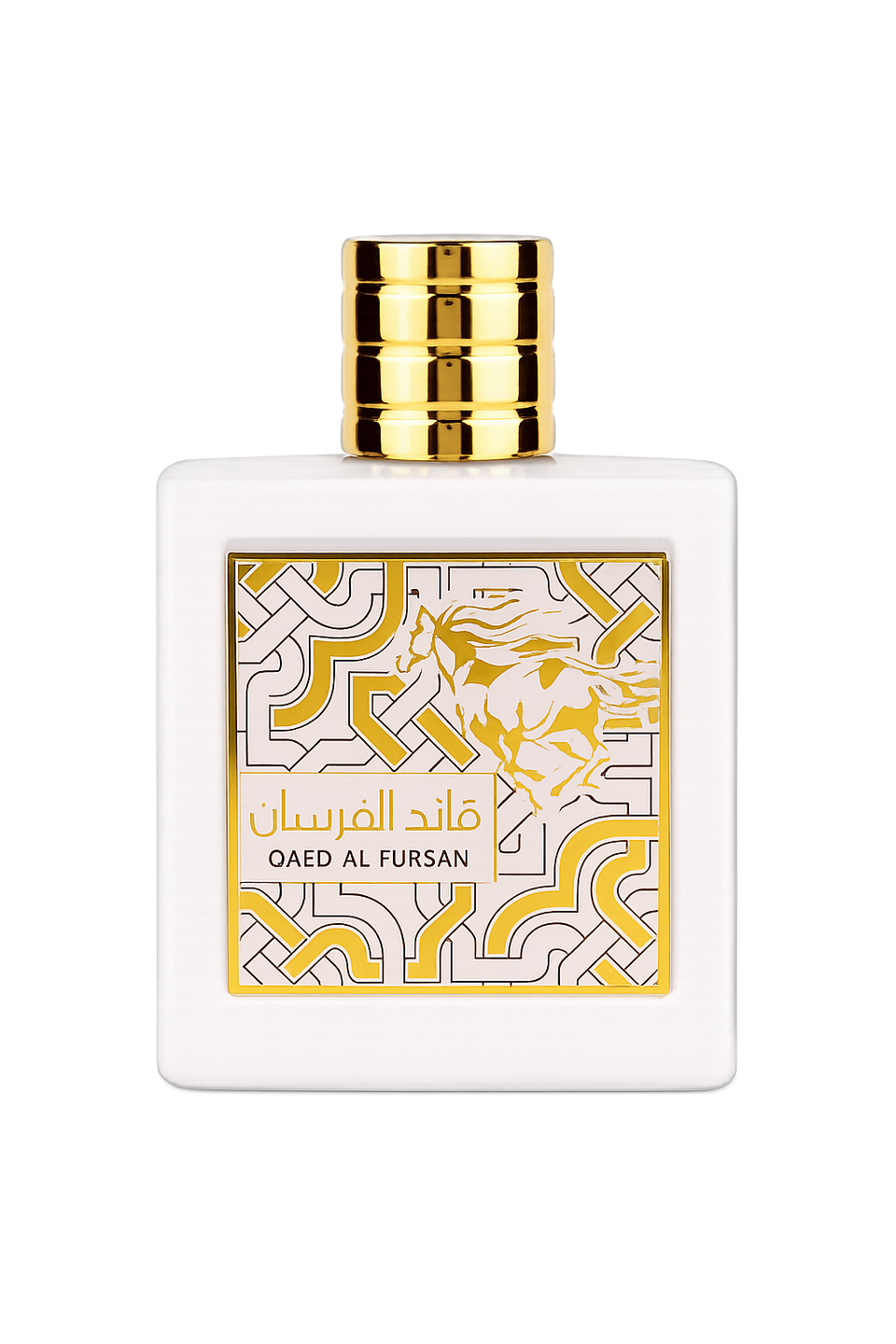 Lattafa Qaed Al Fursan Unlimited 100ml eau de parfum bottle — Perfume Studio