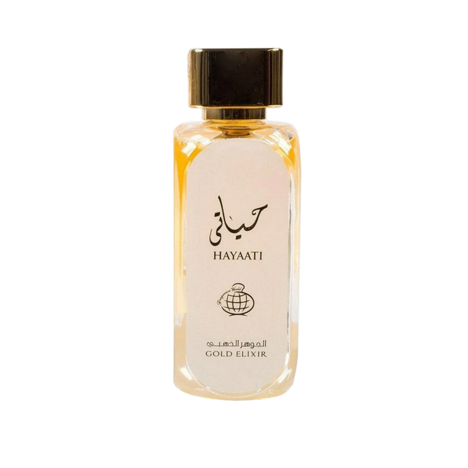 Hayati Gold Elixir eau de parfum bottle — Perfume Studio