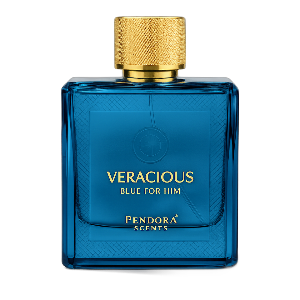 Pendora Scents Veracious Blue For Him Edp 100ml - Pendora Scents 100ml eau de parfum bottle — Perfume Studio