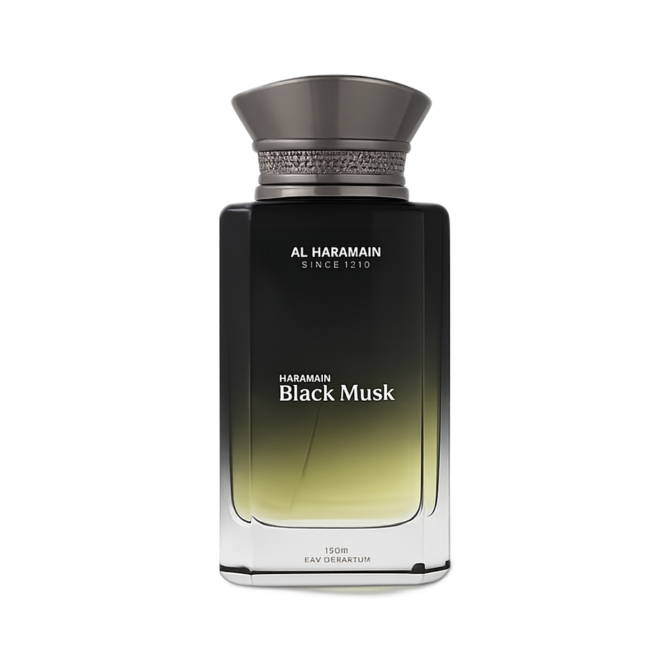 Al Haramain Al Haramain Black M 100ml eau de parfum bottle — Perfume Studio