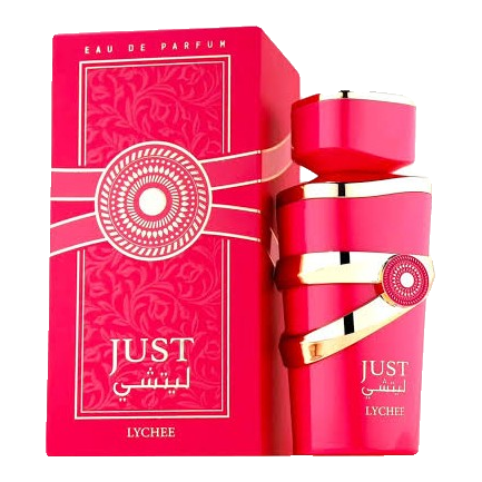 Fragrance World Just Lychee 100ml Eau de Parfum bottle: Perfume Studio