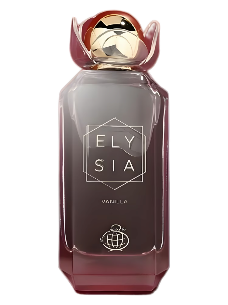 Fragrance World Elysia Vanilla 100ml eau de parfum bottle — Perfume Studio