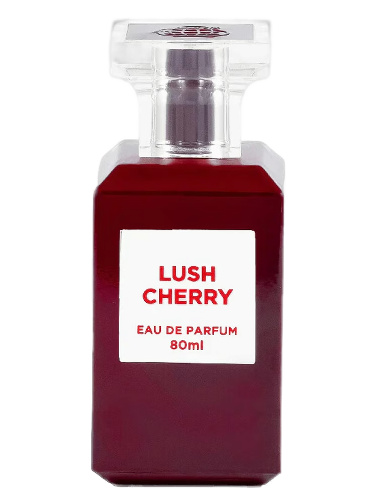 Fragrance World Lush Cherry 100ml 80ml eau de parfum bottle — Perfume Studio